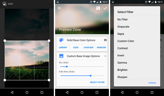 Hoe u uw eigen aangepaste achtergrond maakt voor Android Android Freshcoat Image Wallpaper