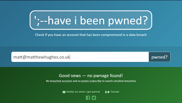 HaveIBeenPwned