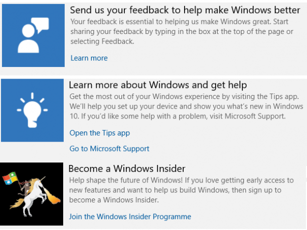 windows 10 feedback hub naar huis