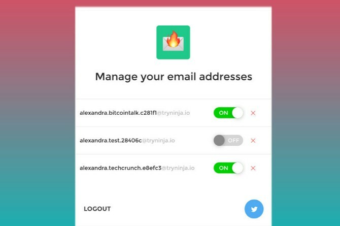 burnermail is de gemakkelijkste extensie om gratis wegwerp-e-mailadressen te beheren