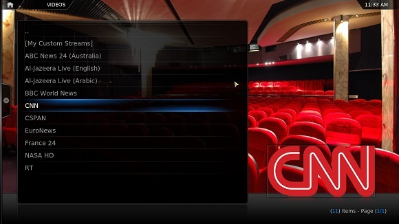 tv op xbmc