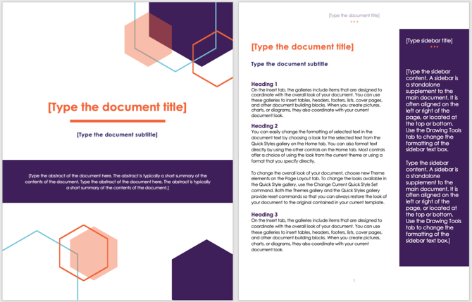 Voorpagina Template-MS Office Executive