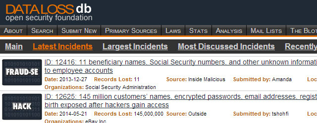 data-loss-db-nieuwste-inbreukincidenten