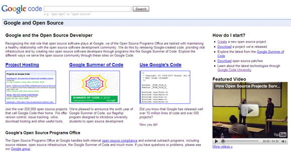 8 websites om de buzz op open source-software GoogleCode te bekijken
