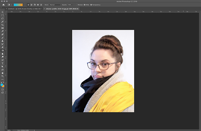 Digitale fotolijst maken Photoshop Voeg uw foto toe