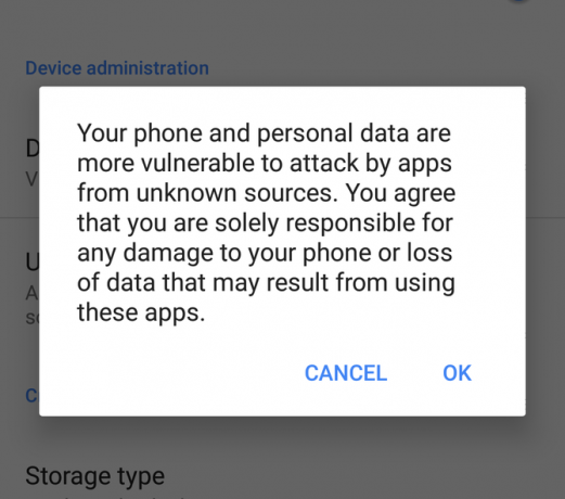 android amazon onbekende bronnen