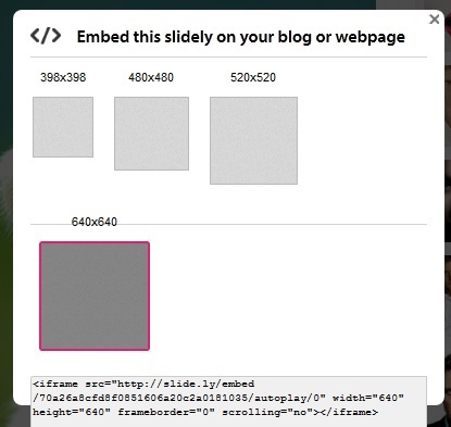 Slidely: maak eenvoudig muzikale diavoorstellingen van uw online afbeeldingen Embed 1