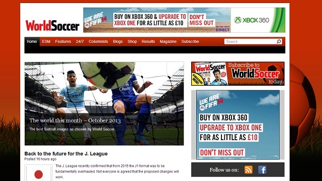 8 Superwebsites voor voetbalfans Wereldvoetbal homepage