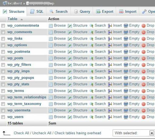 WordPress database-query