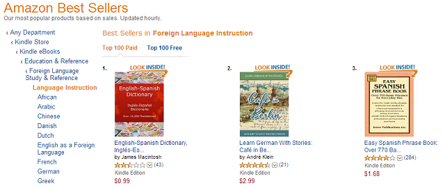 Amazon-taalboeken
