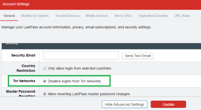 lastpass tor login