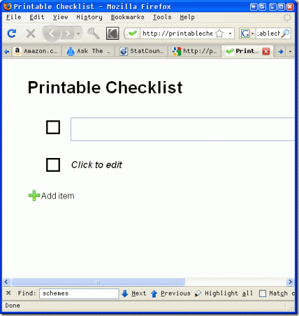 online checklist-tool