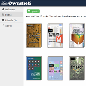 Deel eenvoudig gratis boeken met uw vrienden via het Ownshelf ownshelf-pictogram