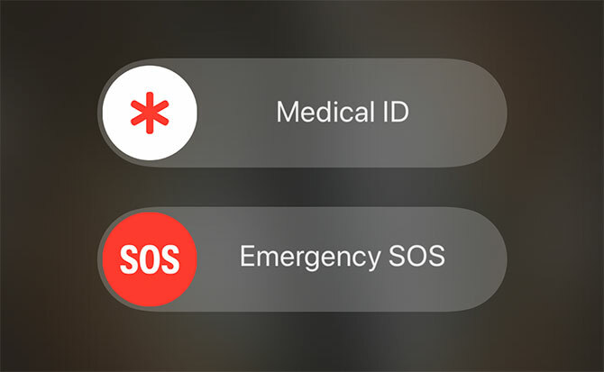 iOS Emergency SOS-modus