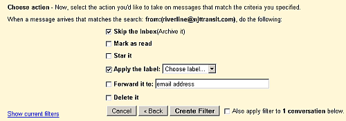 Gmail-filters