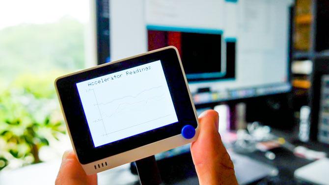 wio terminal-accelerometer metingen