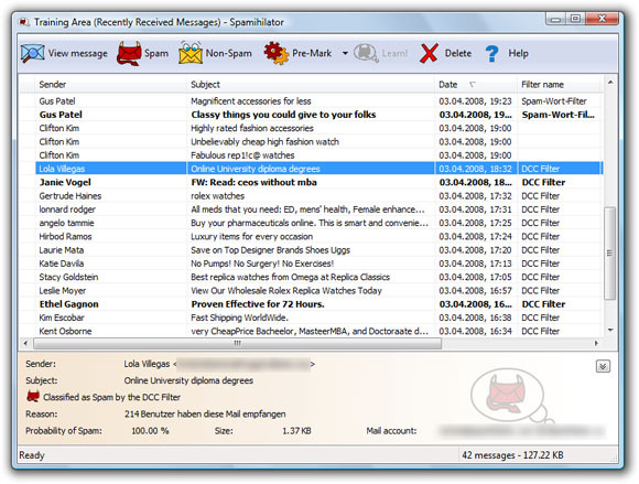 Top 4 Freeware Spam Blockers die echt spamihilator werken