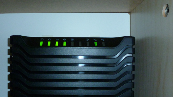 muurmontage een router