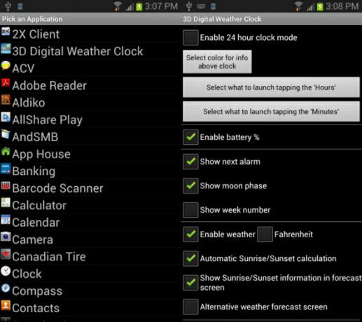 Android-weerwidget