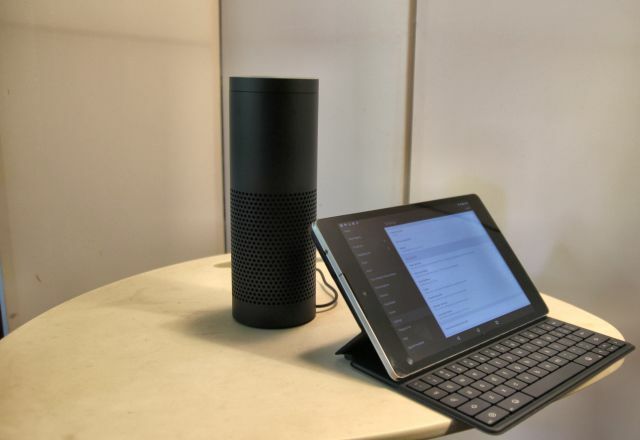 Amazon echo met tablet