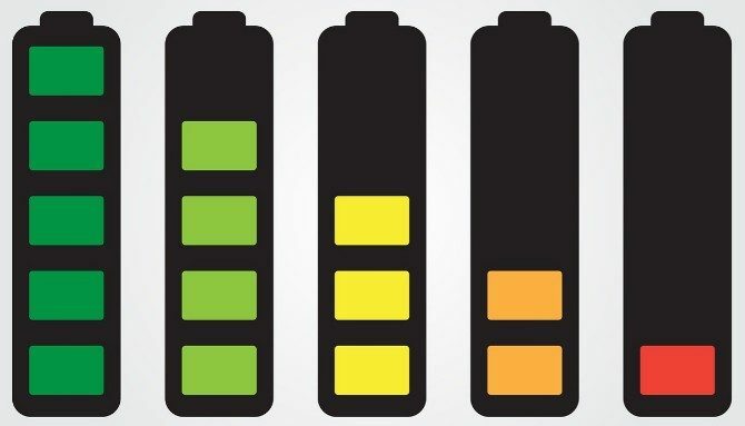 Een batterij die snel leeg raakt, kan een teken zijn van een niet-gekalibreerde batterij