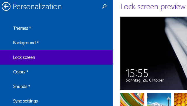 Windows 10 zPC-instellingen Personalisatie