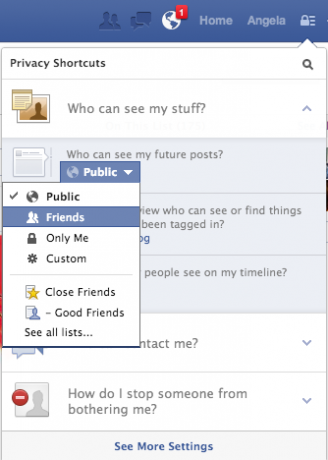 Facebook bericht privacy