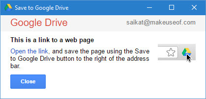 Sla links naar Google Drive op