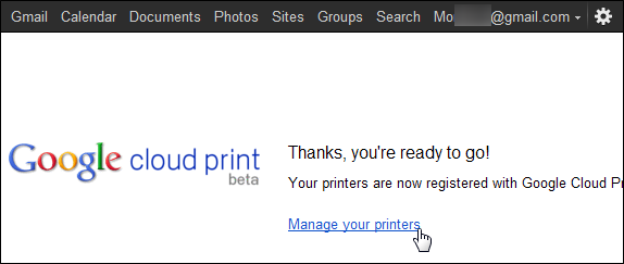 deel uw printer via internet