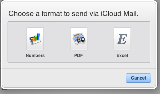 IWork voor iCloud delen