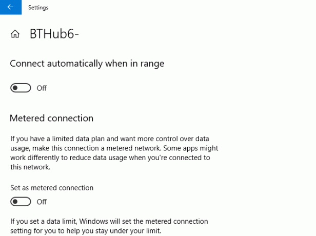 Schakel automatische wifi-verbinding uit in Windows 10