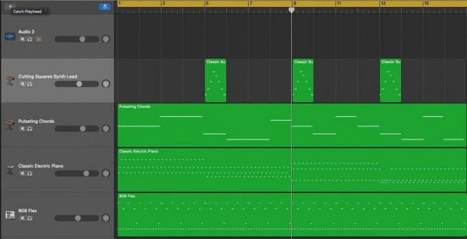 donner b1 screenshots - garageband