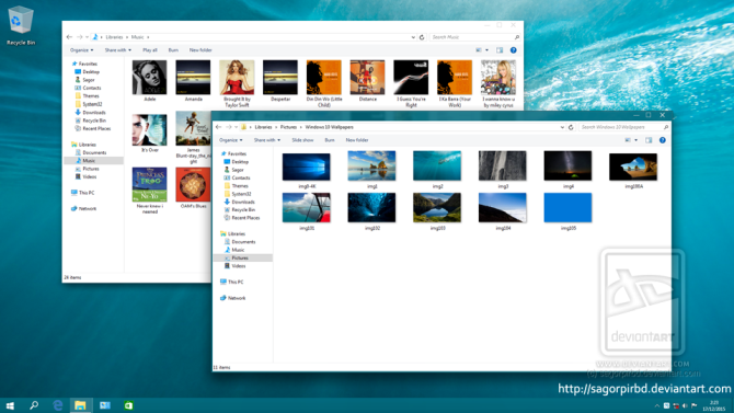 Windows 10-thema voor Windows 7