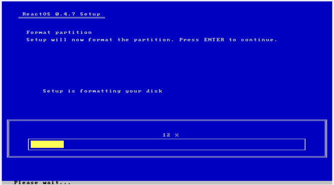 reactos bekijken installatie-opmaak