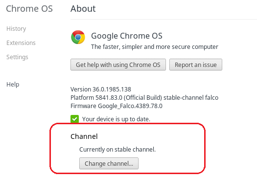 Chrome-release-kanaal