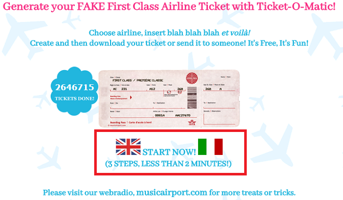 nep ticket homepage