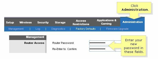 Linksys Router-instellingen