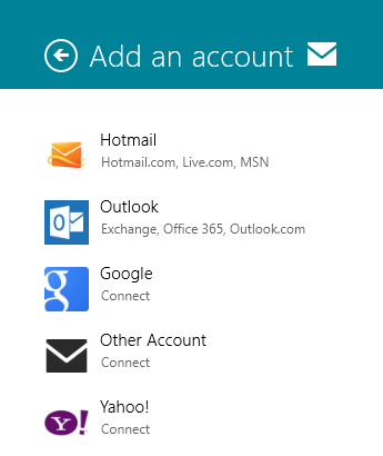 Voeg een account toe aan Windows 8 Mail