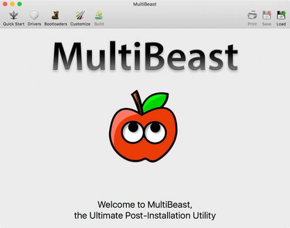 MacOS installeren op een pc (Mac vereist) multibeast 1