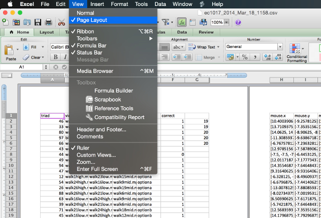 excel-layout-view