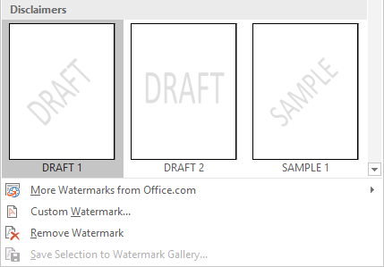 Professionele rapporten en documenten maken in Microsoft Word Watermark