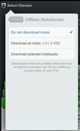 iphone van evernote app