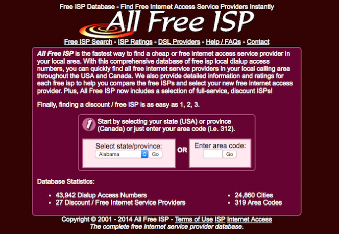 Gratis ISP-FInder