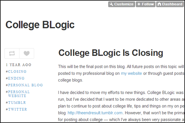 Uw laatste minuutgids voor het exporteren van uw posterachtige blog voordat deze voor altijd wordt afgesloten Import2 CollegeBLogic Tumblr