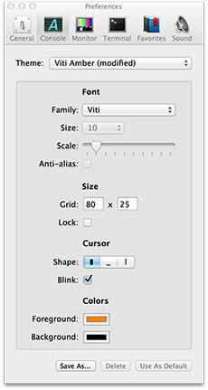 Cathode & Blinky: Sexy Vintage vervangingen voor Terminal & TextEdit [Mac OS X] -console