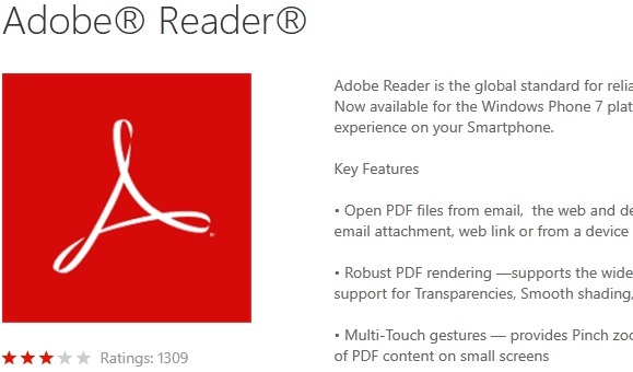 Windows Phone Marketplace: apps zoeken en downloaden voor uw Windows Phone Adobe