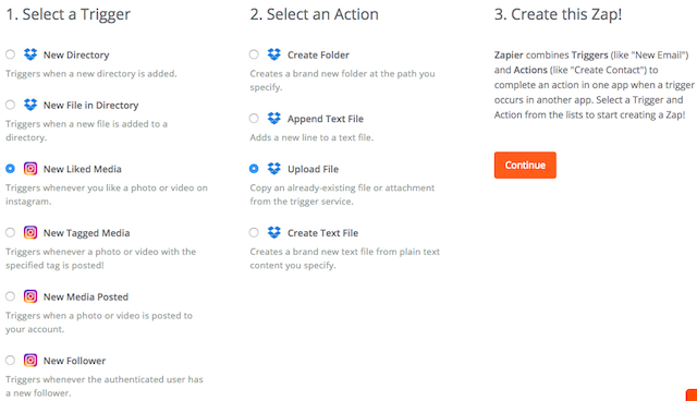 Instagram Download houdt van Zapier Three Steps Big