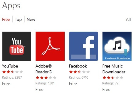 download apps voor Windows Phone