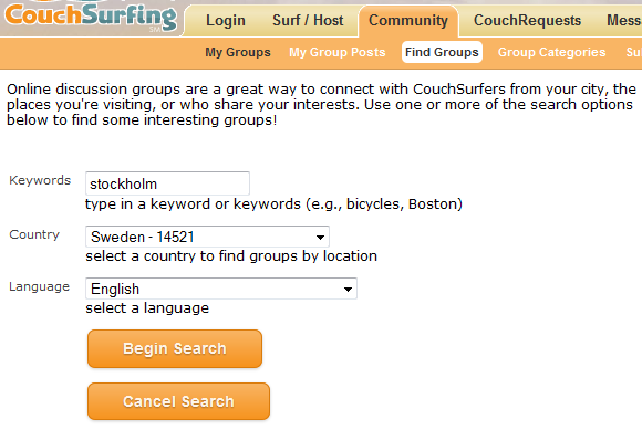 couchsurfing beoordeling