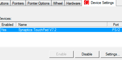 hoe touchpad uit te schakelen